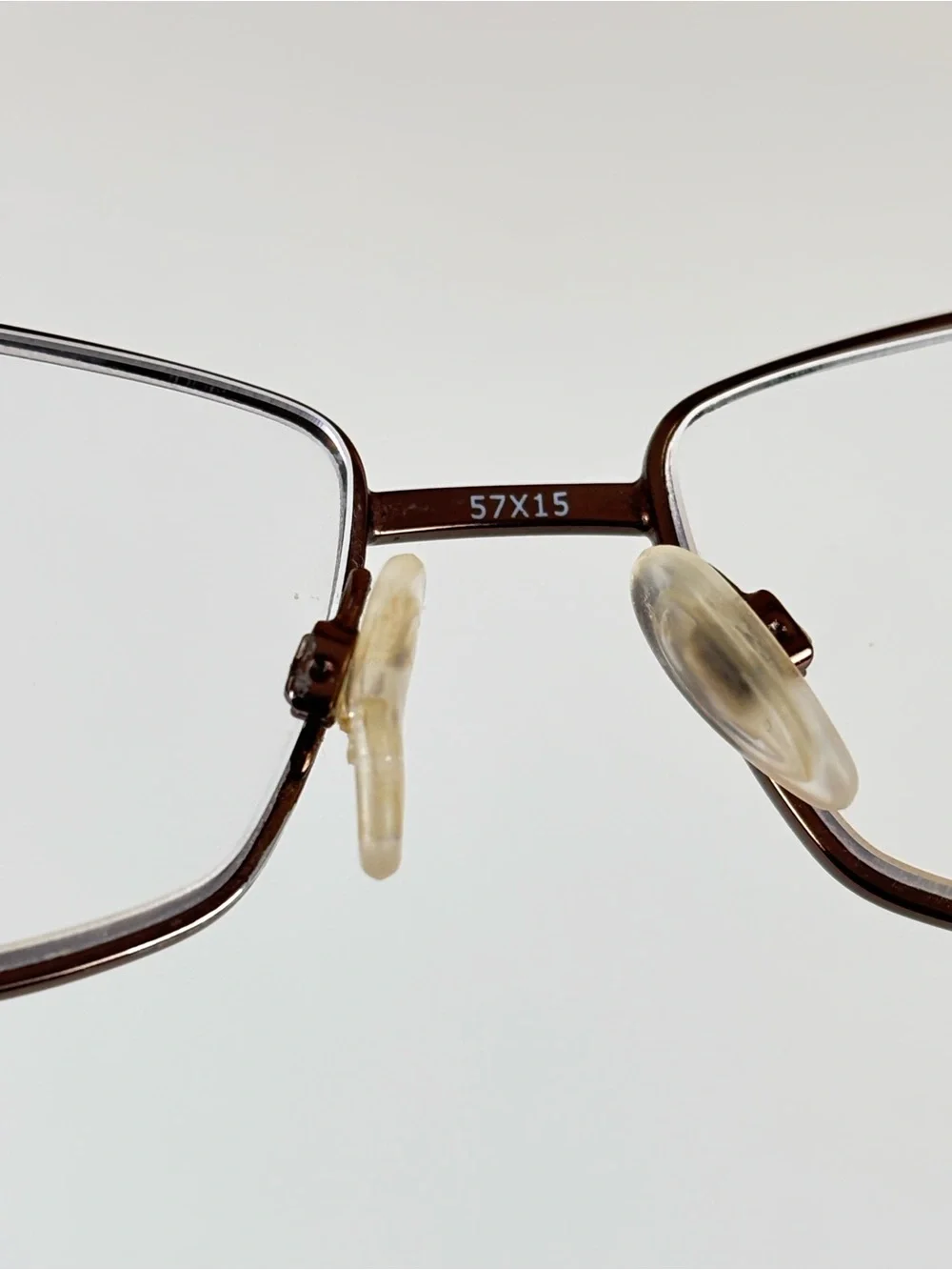 RS/Steffani Rectangular Brown Metal Rim Glasses RSS 03 COL 10 57X15-135